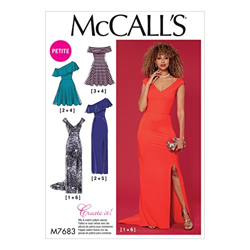 McCall 's Patterns Miss Petite Kleider, Tissue, mehrfarbig, 17 x 0,5 x 0,07 cm von McCall's Patterns