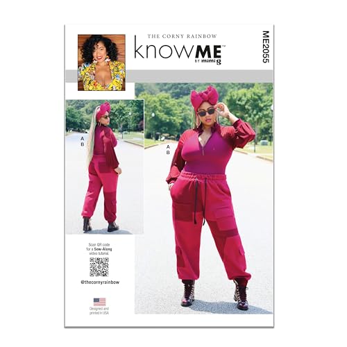 Know Me ME2055Y5 Damen-Body und Cargo-Jogginghose von The Corny Rainbow Y5 18-20-22-24-26 Know Me ME2055Y5 Damen-Body und Cargo-Jogginghose von The Corny Rainbow Y5 18-20-22-24-26 von McCall's