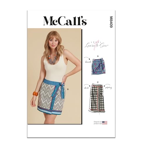 MCCALLS M8409U5 Damen-Wickelröcke U5 (44-46-50) von McCall's