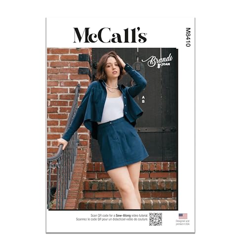 MCCALLS M8410K5 Damen-Shirt und Minirock von Brandi Joan K5 (36-38-40-42-44) von McCall's