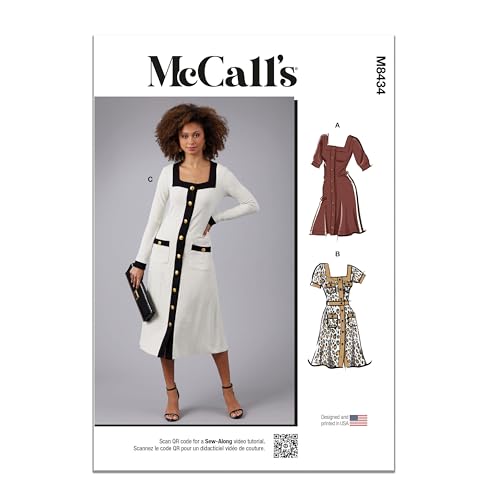 MCCALLS M8434D5 Strickkleider für Damen, D5 (32-34-38-40) von McCall's