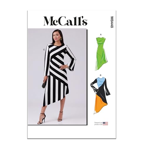 McCall's M8448K5 Damen Strickkleid mit Ärmeln Variationen (36-44, mehrfarbig) von McCall's