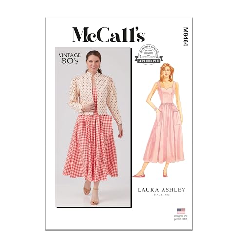 MCCALLS M8464Y5 Laura Ashley Y5 gefütterte Jacke und Kleid für Damen, Gr. 46-50 MCCALLS M8464Y5 Laura Ashley Y5 gefütterte Jacke und Kleid für Damen, Gr. 46-50 von McCall's