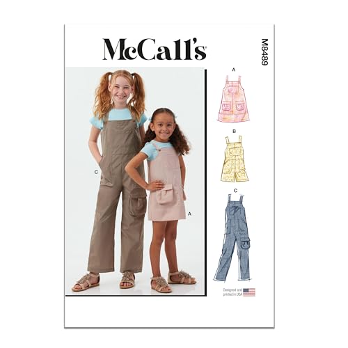 MCCALLS M8489K5 Schnittmuster für Kinder und Mädchen K5 (7-8-10-12-14) von McCall's