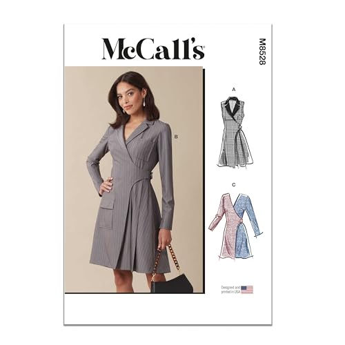 MCCALLS Schnittmuster M8528Y5 Blazerkleider für Damen, Y5 (46-50-52-54-56) von McCall's