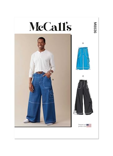 MCCALLS Schnittmuster M8536BB Herren Shorts und Hosen BB (44-46-48-50-52) von McCall's