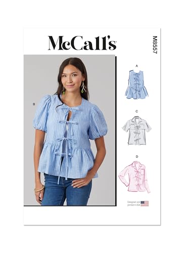 MCCALLS Schnittmuster M8557BB Damen- und Damen-Tops BB (20W-22W-24W-26W-28W) von McCall's