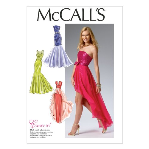 McCall Pattern Company McCalls MC 6838 E5 (14-16-18-20-22) Schnittmuster zum Nähen, Elegant, Extravagant, Modisch von McCall's