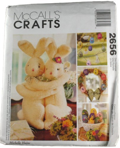 McCall's 2656 Sewing Pattern Michelle Hains Easter Bunnies and Eggs Size One by McCall's von McCall's