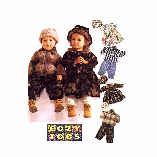 McCall's 8548 Sewing Pattern Toddlers Jacket Dress Pants Cap Hat Size 2-3 - 4 by von McCall's