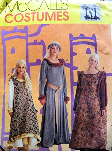 McCall's 8826 Misses Medieval Dress Costumes Sewing Pattern Size 12, 14, 16 by McCall's McCall's 8826 Misses Medieval Dress Costumes Sewing Pattern Size 12, 14, 16 by McCall's von McCall's