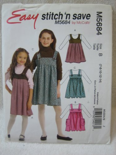 McCall's M5684 Children's and Girls' Jumper Pattern by von McCall's