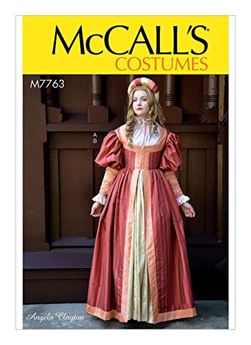 McCall 's M7763 Schnittmuster, Vorlage, Papier, uni, 6–44–12–14 von McCall's