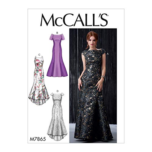 McCall's M7865E5 Mcalls M7865, McCalls-Muster, Nähmuster, Schnittmuster, Vorlage, Chiffon, Charmeuse, Krepp, Georgette, Satin, Seide, Voile, einfarbig, 14-16-18-20-22 McCall's M7865E5 Mcalls M7865, McCalls-Muster, Nähmuster, Schnittmuster, Vorlage, Chiffon, Charmeuse, Krepp, Georgette, Satin, Seide, Voile, einfarbig, 14-16-18-20-22 von McCall's