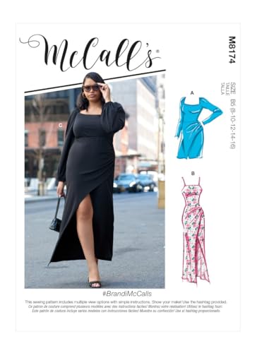 McCall's M8174KK Schnittmuster-Set, für Pullover und Kleid, für Damen, Design Code M8174, Übergrößen 56-70 W McCall's M8174KK Schnittmuster-Set, für Pullover und Kleid, für Damen, Design Code M8174, Übergrößen 56-70 W von McCall's