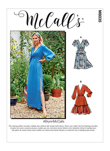 McCall's Misses' Dresses Pattern M8035Z Damenkleider, Papier, verschieden, Z (LRG-XLG) von McCall's