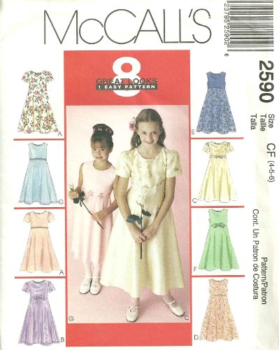 McCall's Pattern 2590 Children's And Girls Dress Size 4-5-6) by McCall's von McCall's