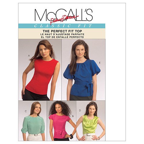 McCall's Patterns M5661 Damenoberteile und Gürtel, Größe BB (36-38-40-42) von McCall's