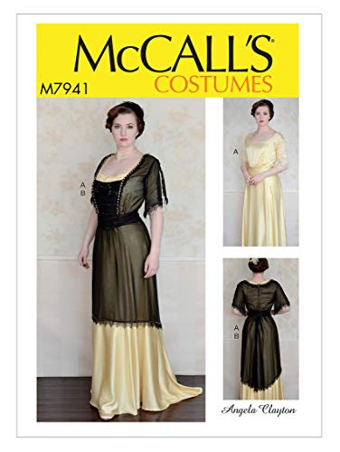 McCall's Patterns McCall's Damen Vintage Kleid Kostüm Angela Clayton, Größen 42-50 McCall's Patterns McCall's Damen Vintage Kleid Kostüm Angela Clayton, Größen 42-50 von McCall's
