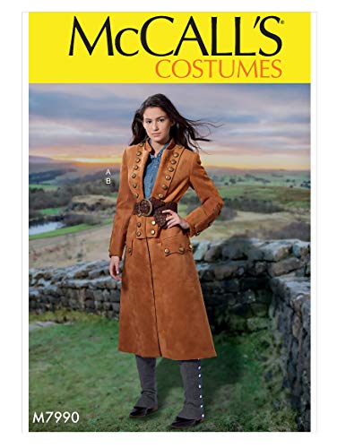 McCall's M7990A5 Women's Fantasy Coat Costume Sewing Pattern, Sizes 6-14 Schnittmuster, Papier, weiß, various von McCall's