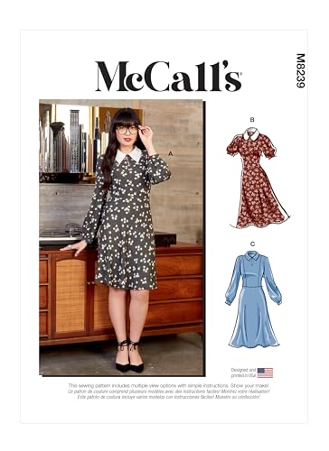 McCall's Schnittmuster M8239A5 Damenkleid McCall's Schnittmuster M8239A5 Damenkleid von McCall's