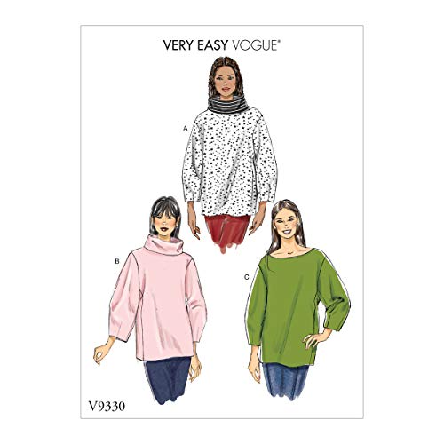 McCall's V9330OSZ Sehr Easy Damen Pullover Shirt Schnittmuster Gr. 32-50, Weiß McCall's V9330OSZ Sehr Easy Damen Pullover Shirt Schnittmuster Gr. 32-50, Weiß von McCall's