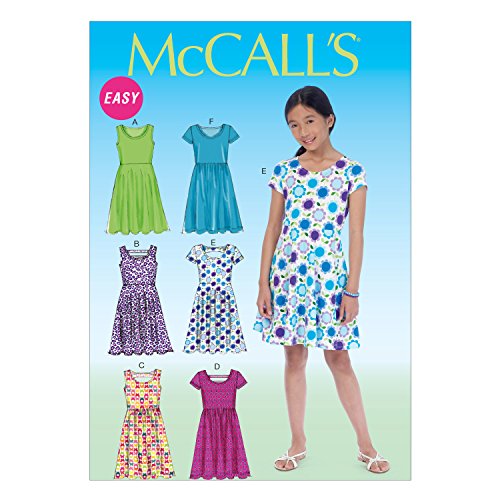 McCalls MC 7079 GRL (7-8-10-12-14) Schnittmuster zum Nähen, Elegant, Extravagant, Modisch von McCall's