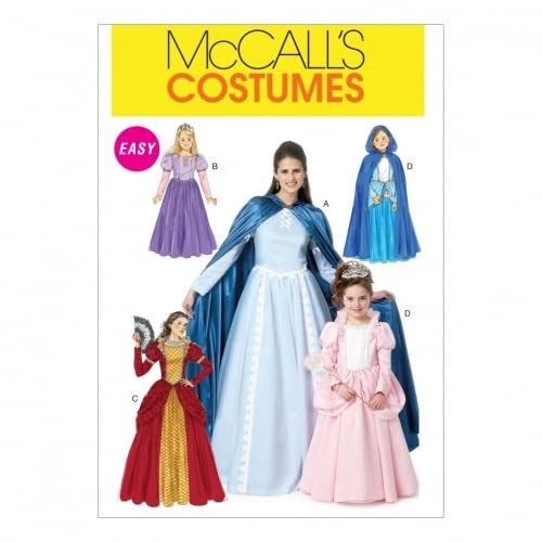 McCalls Schnittmuster 6420 Prinzessinnenkostüme für Mädchen McCalls Schnittmuster 6420 Prinzessinnenkostüme für Mädchen von McCall's