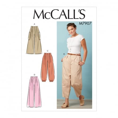 McCalls Schnittmuster 7907 Hose E5 (42-44-46-48-50) von McCall's