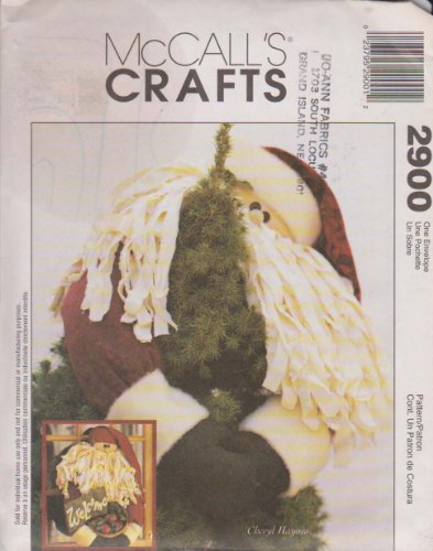 Santa Greeter McCall's Craft Sewing Pattern 2900 by McCall's von McCall's