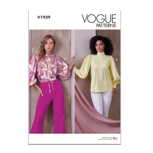 Vogue Patterns V1939B5 Damen-Top B5 (36-38-40-42-44) von McCall's
