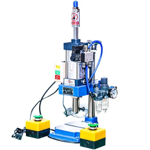 McbeAn Desktop-Stanzmaschine, Pneumatische Stanzmaschine Mit 2 Handtasten, 0,4-0,7 MPa Betriebsdruck, 200 Kg Druck, Für Elektronik, Elektrikgeräte McbeAn Desktop-Stanzmaschine, Pneumatische Stanzmaschine Mit 2 Handtasten, 0,4-0,7 MPa Betriebsdruck, 200 Kg Druck, Für Elektronik, Elektrikgeräte von McbeAn