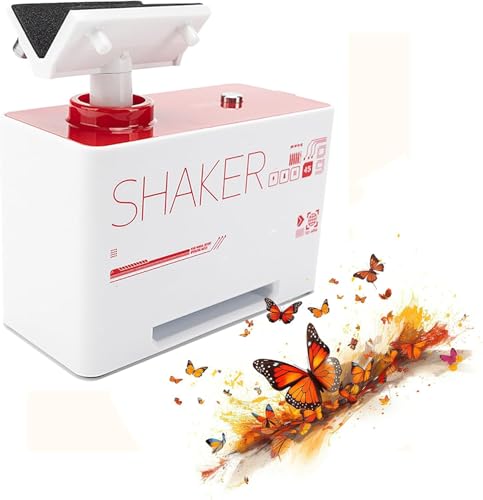 McbeAn Farbschüttler, Farbmischer, 360 ° Unregelmäßiger Vibrationsschüttler, Hobby-DIY-Modellierfarbenwerkzeug, Für Hobby-Farbschüttler, Nagellack, Labor, Acrylfarbe, Wimpernkleber McbeAn Farbschüttler, Farbmischer, 360 ° Unregelmäßiger Vibrationsschüttler, Hobby-DIY-Modellierfarbenwerkzeug, Für Hobby-Farbschüttler, Nagellack, Labor, Acrylfarbe, Wimpernkleber von McbeAn