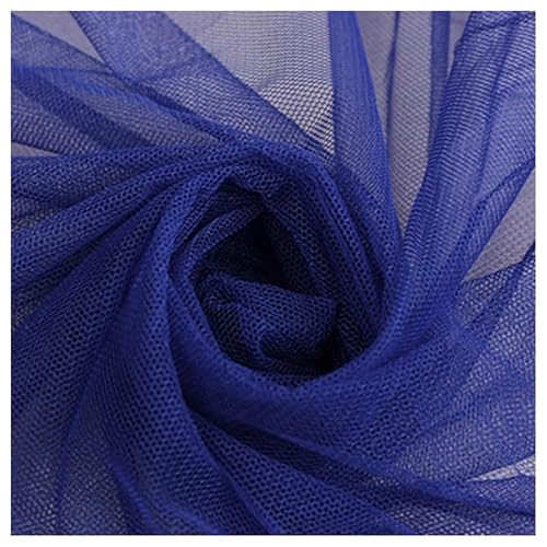 1 Meter Polyester-Netzstoff, 160 cm breit, Braut-Mesh-Schleier-Material, marineblau, Netzstoff zum Nähen, Basteln 1 Meter Polyester-Netzstoff, 160 cm breit, Braut-Mesh-Schleier-Material, marineblau, Netzstoff zum Nähen, Basteln von Mcoser