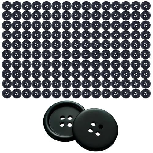 12,5 mm runde schwarze Knöpfe, 150 Stück runde Harzknöpfe, 4 Löcher, Knöpfe für Kleidung, Nähen, DIY-Projekte 12,5 mm runde schwarze Knöpfe, 150 Stück runde Harzknöpfe, 4 Löcher, Knöpfe für Kleidung, Nähen, DIY-Projekte von Mcoser