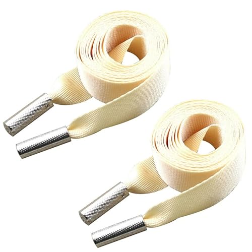 2 x Aprikosen-Kordelzug, Universal-Kordel, 2 cm breit, flach, Polyester-Kordelzug, Ersatz mit Metallverschluss-Enden für Sweatshirts, Hosen, Mäntel, 140 cm 2 x Aprikosen-Kordelzug, Universal-Kordel, 2 cm breit, flach, Polyester-Kordelzug, Ersatz mit Metallverschluss-Enden für Sweatshirts, Hosen, Mäntel, 140 cm von Mcoser