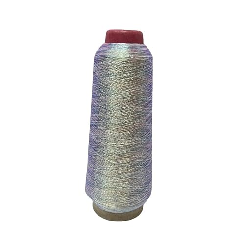 2200 m metallisches Stickgarn, schillerndes Glitzer-Polyester-Nähgarn für Nähmaschine, Kreuzstich, #02 MO23 2200 m metallisches Stickgarn, schillerndes Glitzer-Polyester-Nähgarn für Nähmaschine, Kreuzstich, #02 MO23 von Mcoser