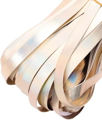 5 m langes, schillerndes metallisches Lederband, goldfarben, 15 mm, gewebt, flach, PU-Lederband zum Nähen, Basteln 5 m langes, schillerndes metallisches Lederband, goldfarben, 15 mm, gewebt, flach, PU-Lederband zum Nähen, Basteln von Mcoser