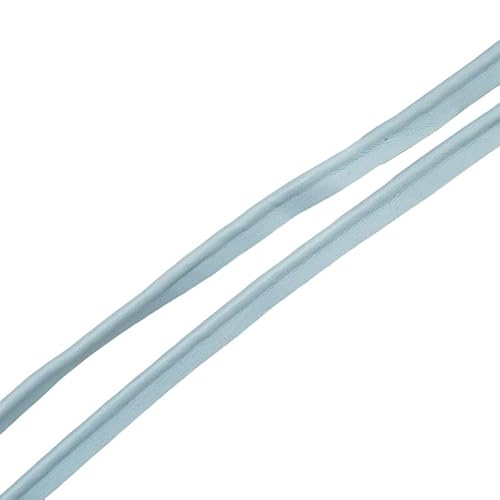 5 m x 1 cm Kunstleder-Paspelkordel zum Nähen, himmelblaue Lederpaspelierung, Schrägband zum Einfassen von Kanten von Mcoser