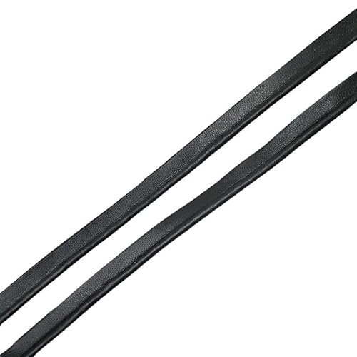 5 m x 1 cm Kunstleder-Paspelkordel zum Nähen, schwarzes Lederpaspelband, Einfassband zum Einfassen von Kanten 5 m x 1 cm Kunstleder-Paspelkordel zum Nähen, schwarzes Lederpaspelband, Einfassband zum Einfassen von Kanten von Mcoser