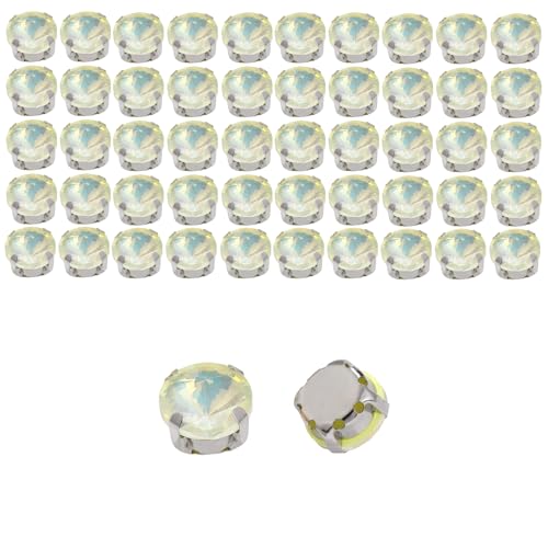 50 Stück goldene Klauen-Strasssteine zum Aufnähen, für Kleidung, Klauen, flache Rückseite, Kristall, 10 mm, Strasssteine, Glas-Strasssteine zum Nähen, Nagelkunst, Schuhe, Taschendekoration 50 Stück goldene Klauen-Strasssteine zum Aufnähen, für Kleidung, Klauen, flache Rückseite, Kristall, 10 mm, Strasssteine, Glas-Strasssteine zum Nähen, Nagelkunst, Schuhe, Taschendekoration von Mcoser