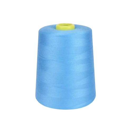 8000 Meter Polyester-Nähgarne, hellblaue Fäden für Allzweck-Nähmaschine und Handstickerei, Quilten von Mcoser