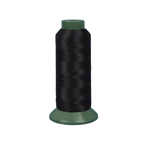 Nylon-Nähgarne, 914 m, schwarzes Polyester-Nähgarn für Polster, Perlenstickerei von Mcoser