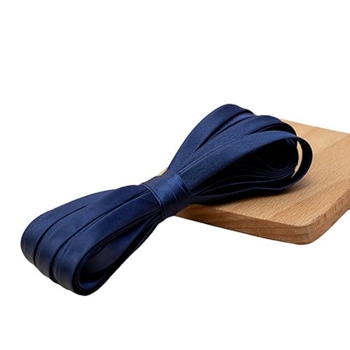 Satin-Paspelband zum Nähen, 1 cm breit, 10 m, dunkelblau Satin-Paspelband zum Nähen, 1 cm breit, 10 m, dunkelblau von Mcoser