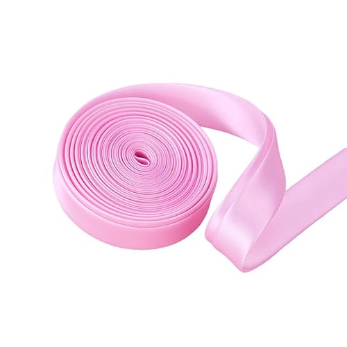 Satin-Paspelband zum Nähen, 2 cm breit, Satin-Paspelband zum Trimmen, Hellrosa, 5 m Satin-Paspelband zum Nähen, 2 cm breit, Satin-Paspelband zum Trimmen, Hellrosa, 5 m von Mcoser