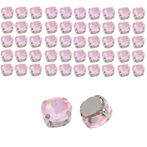Strasssteine zum Aufnähen, für Kleidung, Klauen, flache Rückseite, Kristall, 10 mm, zum Nähen, Nagelkunst, Schuhe, Taschendekoration, 50 Stück Strasssteine zum Aufnähen, für Kleidung, Klauen, flache Rückseite, Kristall, 10 mm, zum Nähen, Nagelkunst, Schuhe, Taschendekoration, 50 Stück von Mcoser