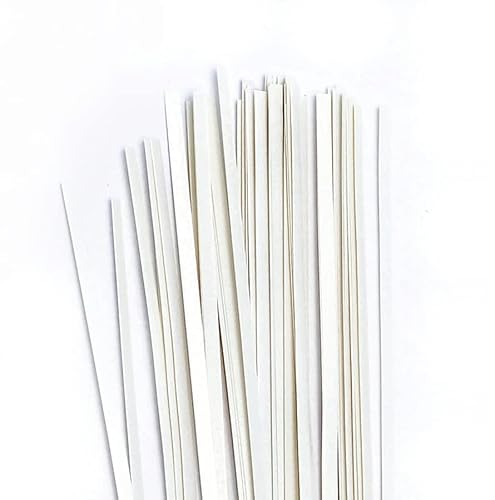 1000 Papierstreifen Karen Marie Set Quilling 45,5x0,5cm weiß Großhandelspackung von Mcties