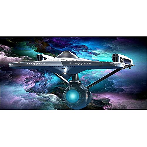 5D DIY Diamant Malerei Set Voll Große Größe für Erwachsene/Kind Raumschiff Diamond Painting Bilder Crystal Strass Stickerei Kreuzstich Arts Craft für Haus, Wand Dekor Round Drill 28x56inch 5D DIY Diamant Malerei Set Voll Große Größe für Erwachsene/Kind Raumschiff Diamond Painting Bilder Crystal Strass Stickerei Kreuzstich Arts Craft für Haus, Wand Dekor Round Drill 28x56inch von Mcties