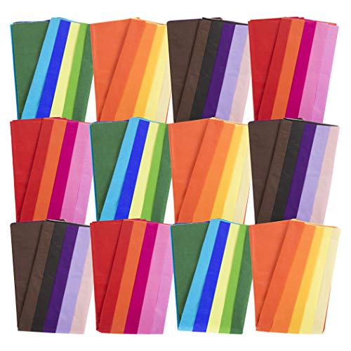 Seidenpapier, groß, mehrfarbig, 120 Blatt, Größe: 100 x 66 cm Seidenpapier, groß, mehrfarbig, 120 Blatt, Größe: 100 x 66 cm von Mcties