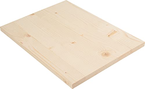 Thies Leimholzplatte Fichte/Tanne, 40x30cm, 18mm, Holz, Rechteckig von Mcties
